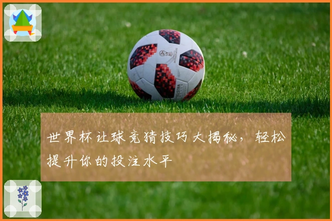 世界杯让球竞猜技巧大揭秘，轻松提升你的投注水平