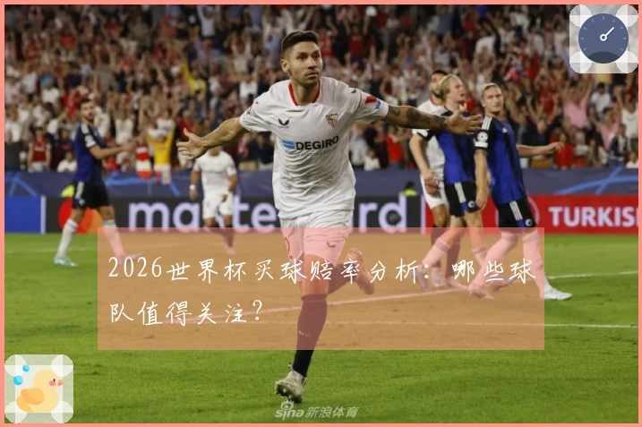 2026世界杯买球赔率分析：哪些球队值得关注？