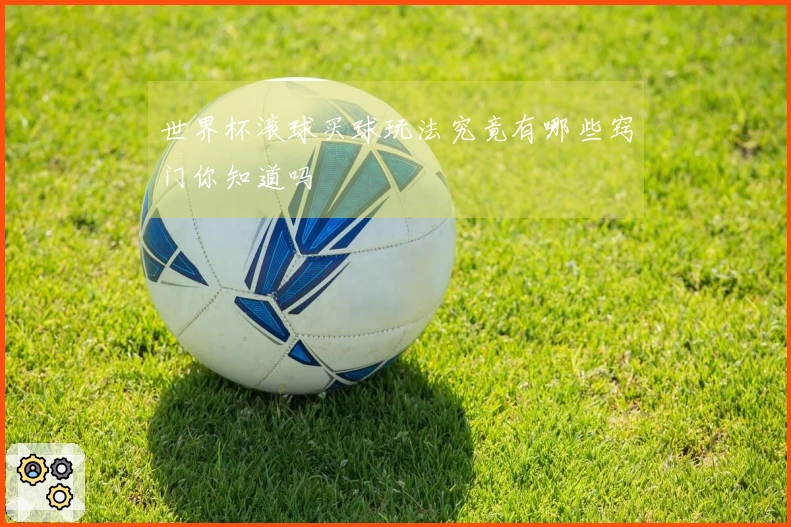 世界杯滚球买球玩法究竟有哪些窍门你知道吗